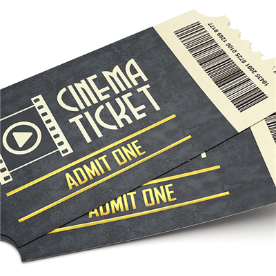 Event Tickets 5.5" x 2"
