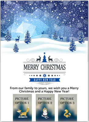 Christmas Card 2 - 7" x 5"